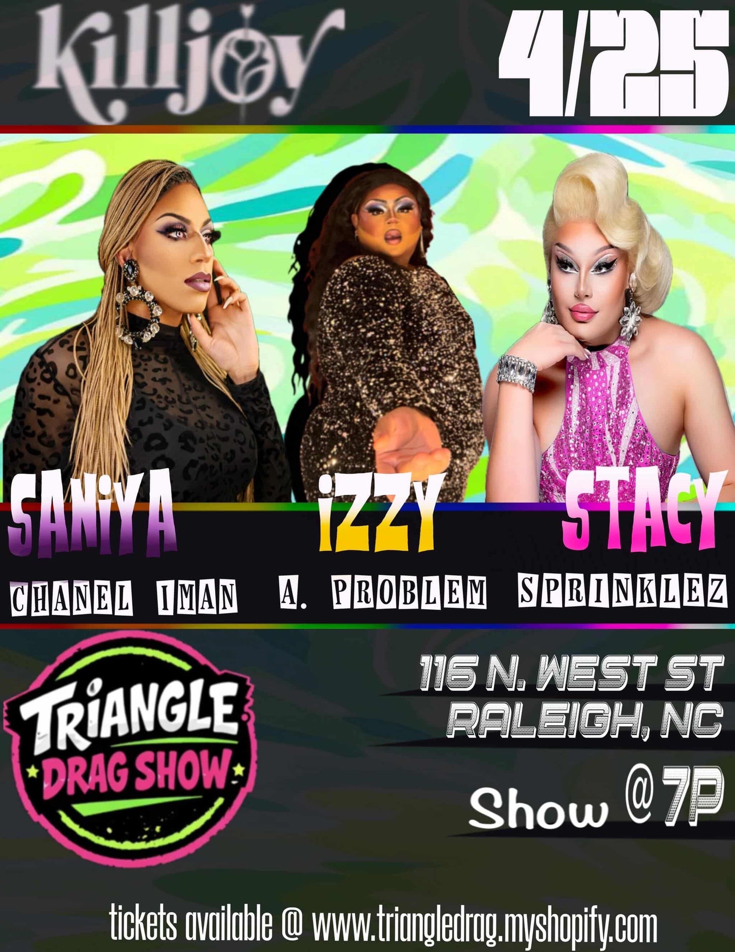 Drag Show 4/25 @ Killjoy