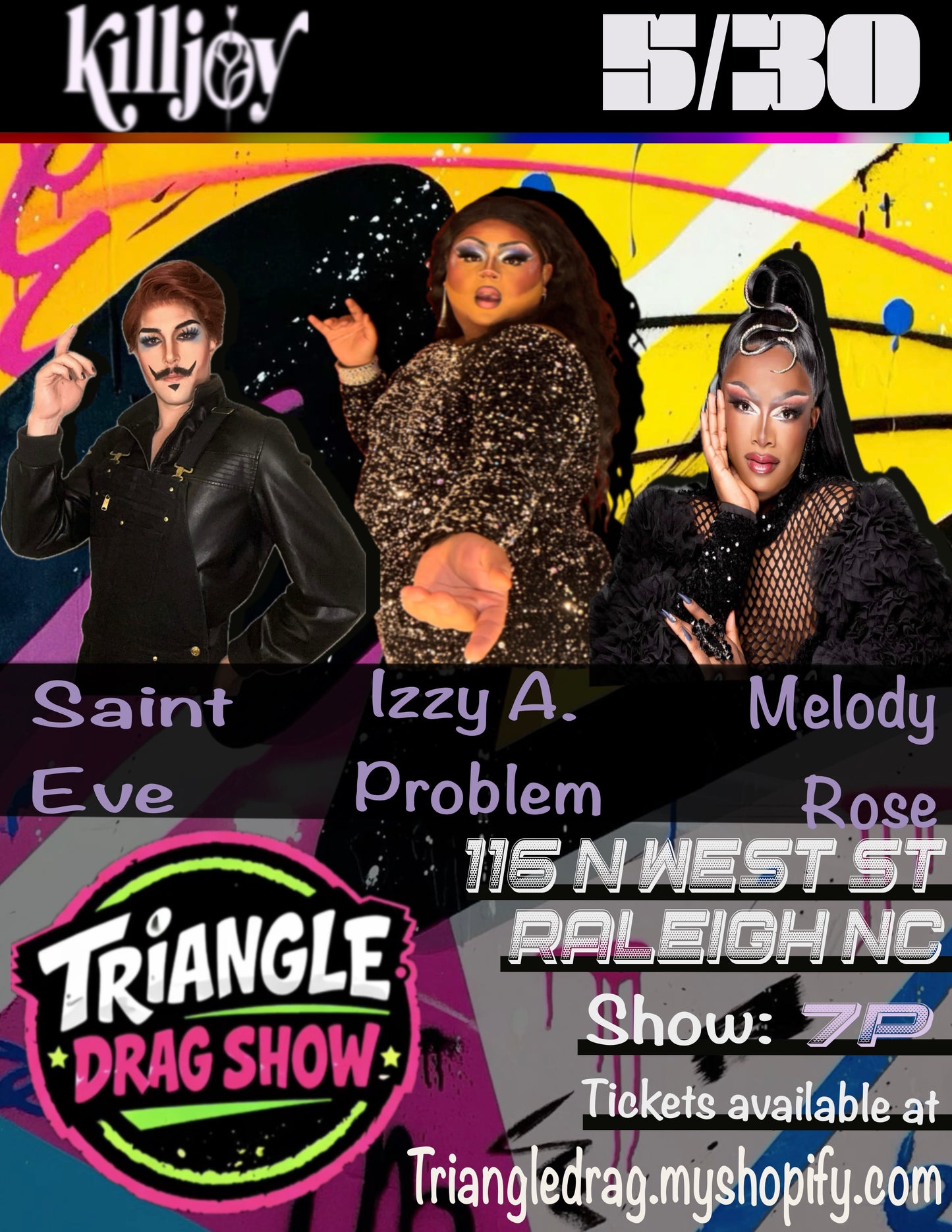 Drag Show Ticket 5/30 @ Killjoy